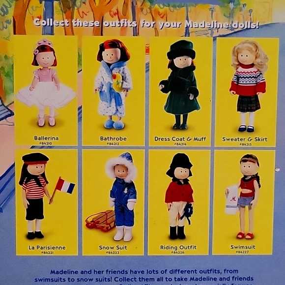 MADELINE BALLET "BALLERINA" POSEABLE DOLL OUTFIT, RARE VINTAGE/NEW STOCK. - Picture 6 of 8